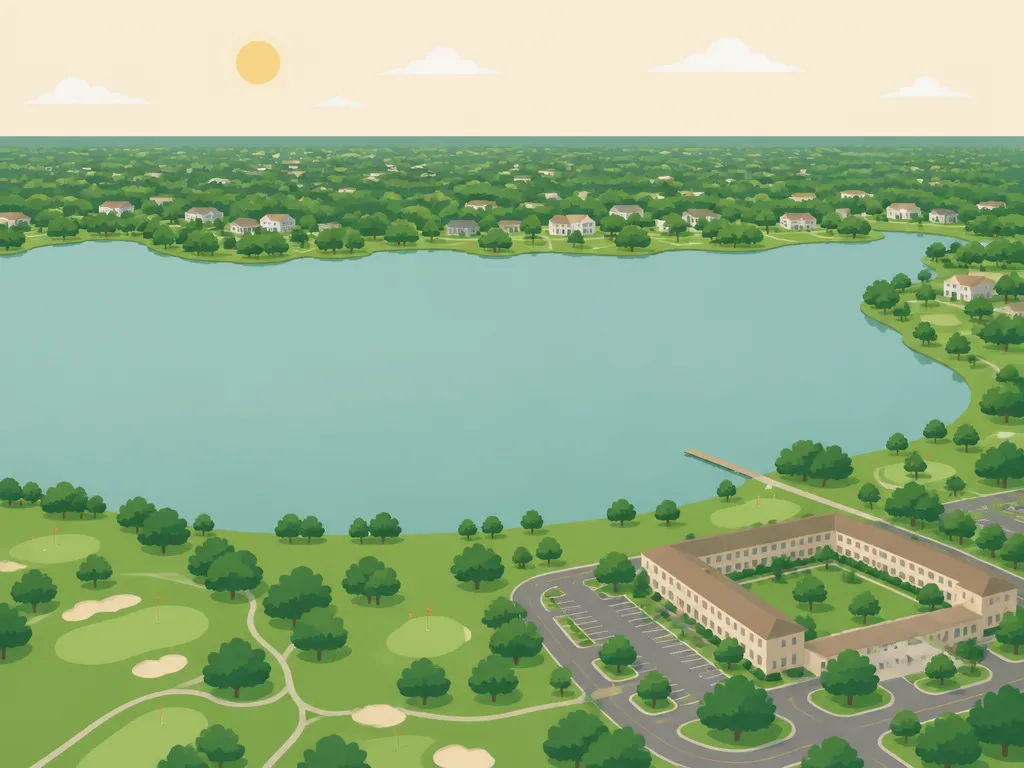 Illustration of Mountain Lake