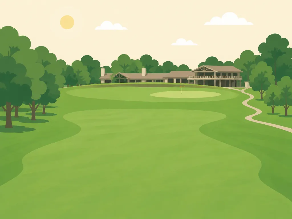 Illustration of Twin Oaks Golf Club