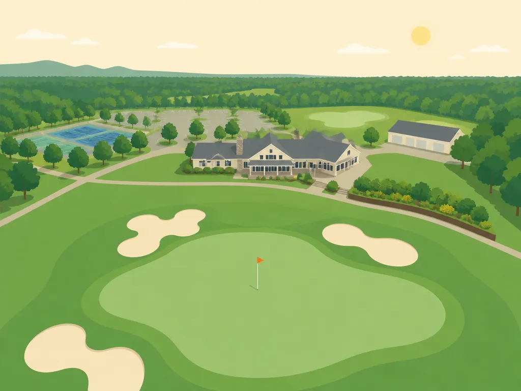 Illustration of Cleghorn Golf & Sports Club