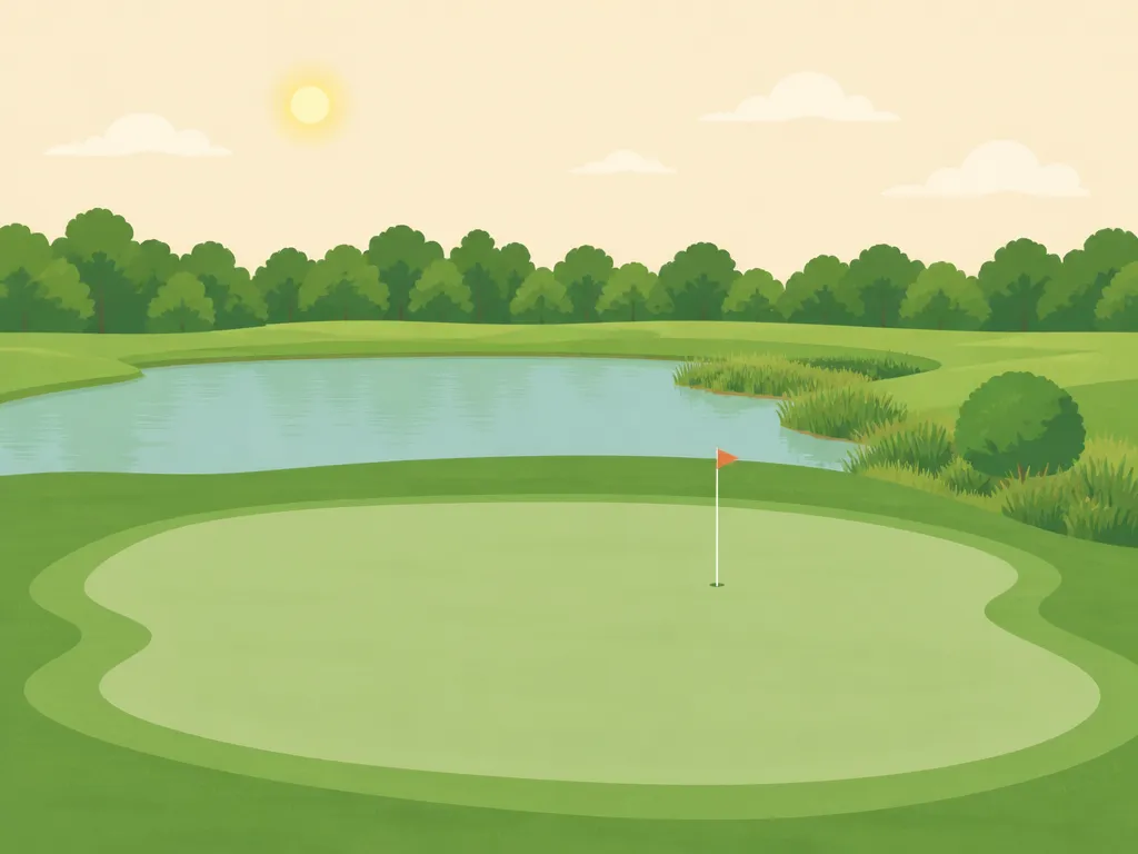 Illustration of Eagle Hills Golf Course