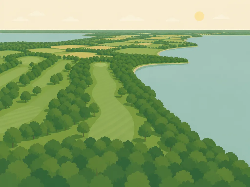 Illustration of Förde Golf Club Glücksburg