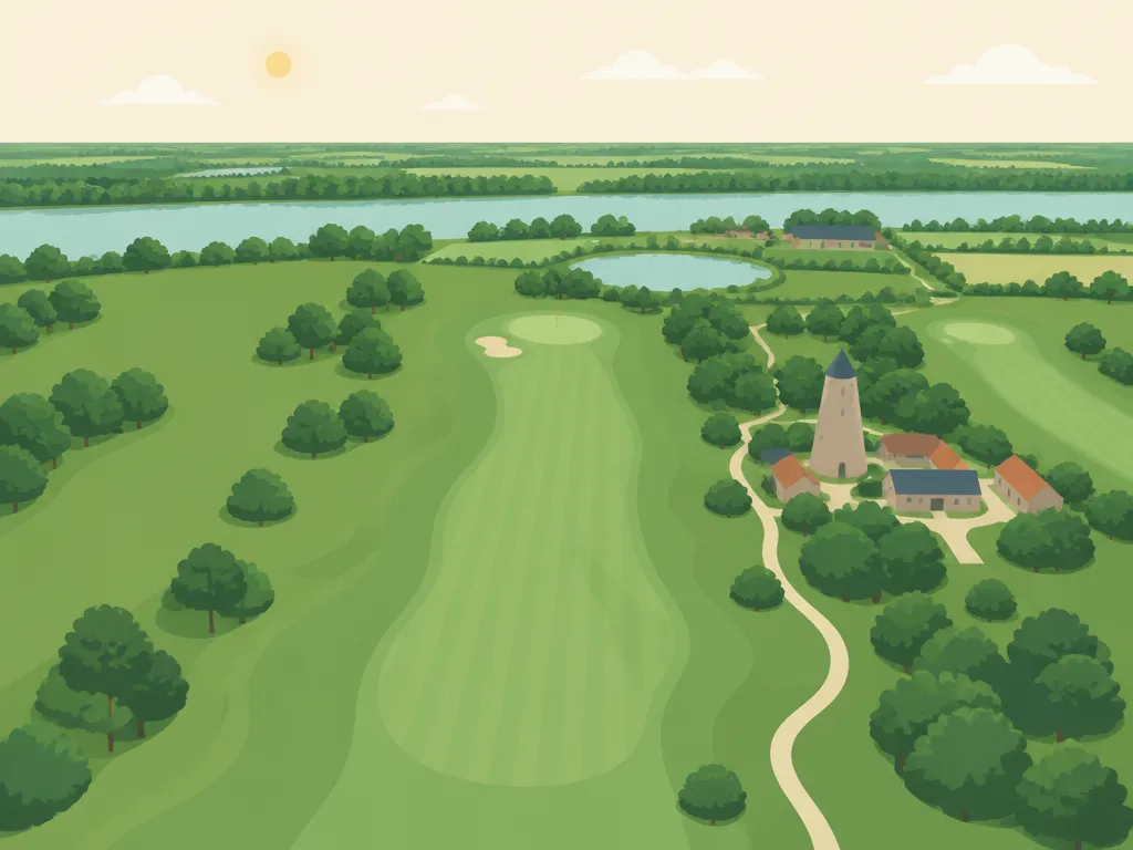Illustration of Mühlenhof Golf & Country Club - Freier Golfplatz