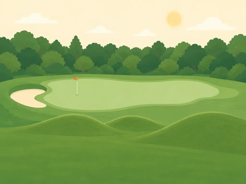 Illustration of Cedar Lake Golf Course