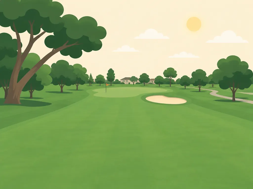 Illustration of SeaBee Golf Course