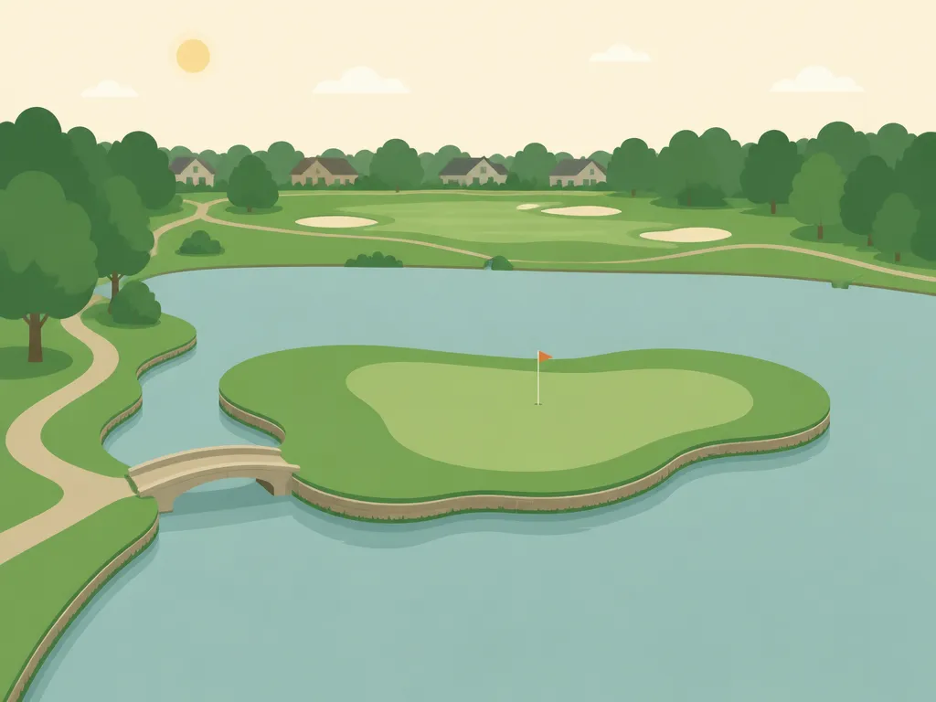 Illustration of White Lake Oaks Golf Course