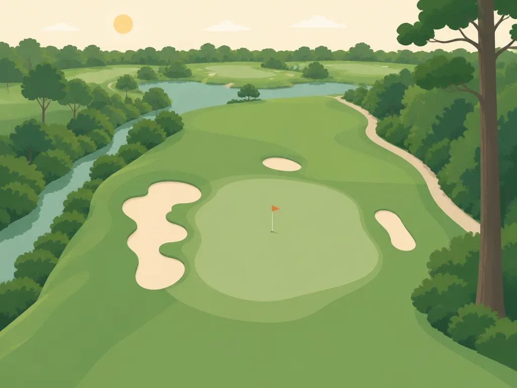 Illustration of Lost Key Golf Club