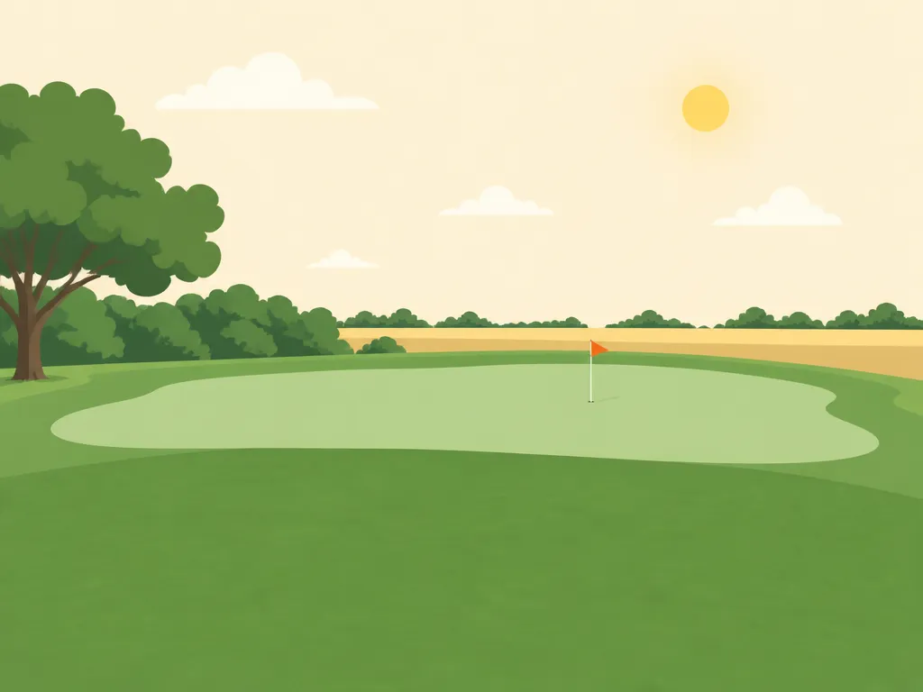 Illustration of F & H Golf Course