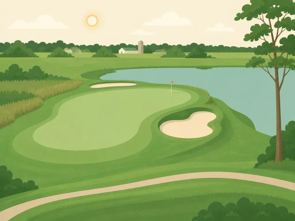 Illustration of The Meadows of Sixmile Creek Golf Course