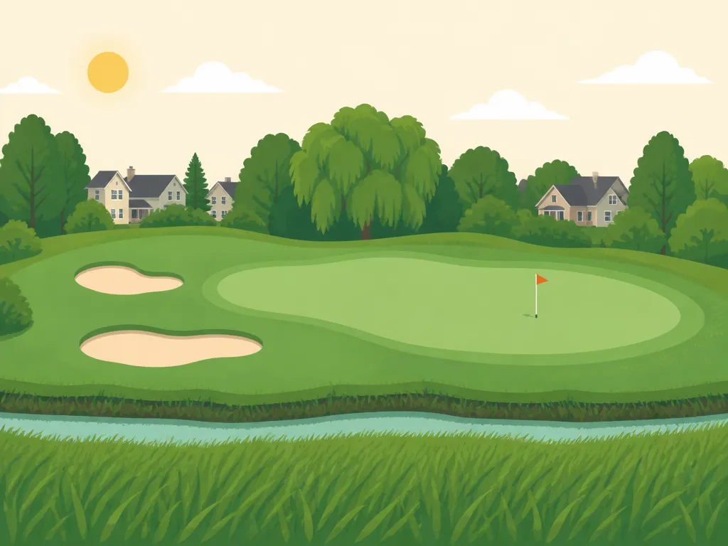 Illustration of Mill Creek Golf Club (Little Big Creek)