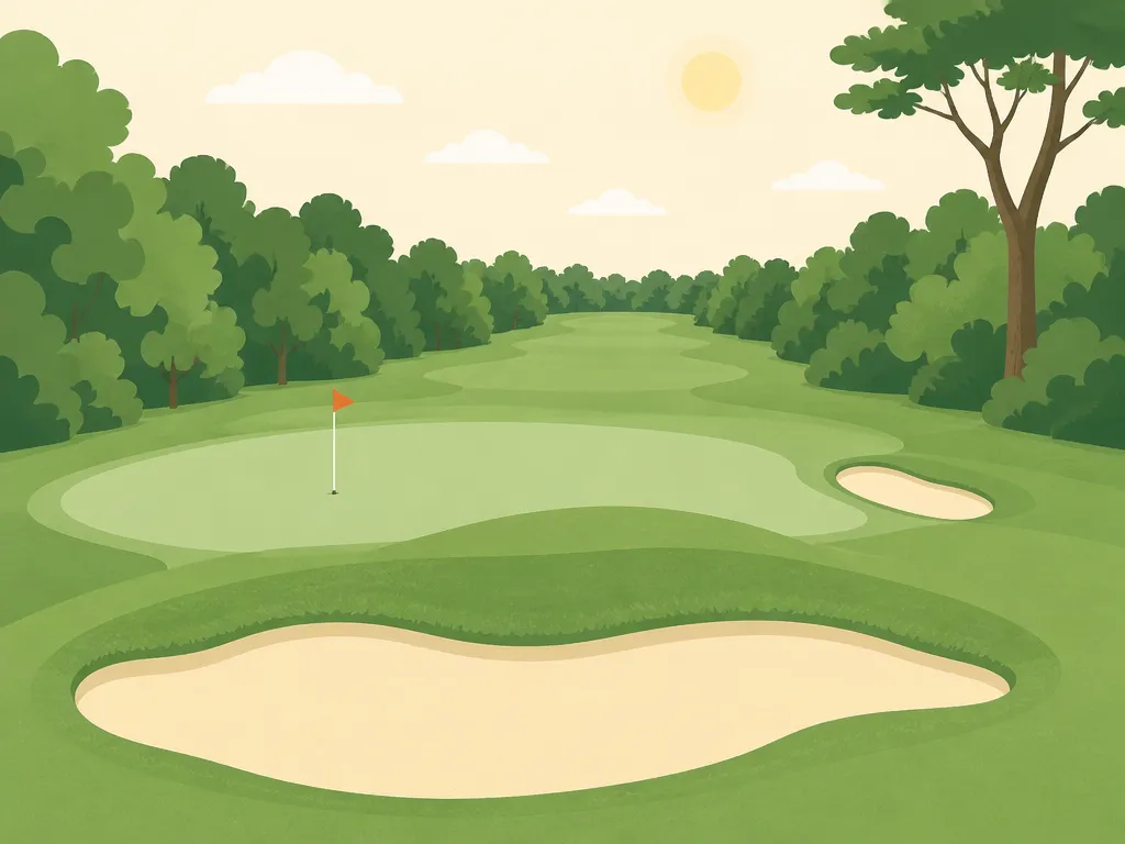 Illustration of The Wilderness Golf Course