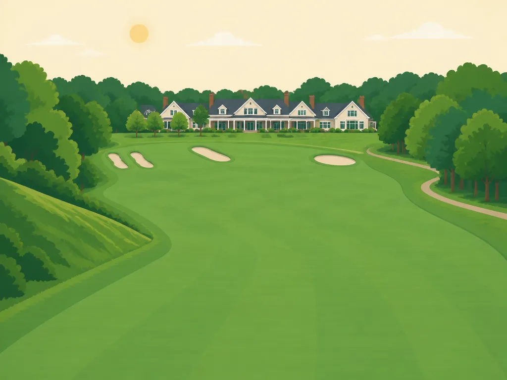 Illustration of The Country Club of Virginia (James River)