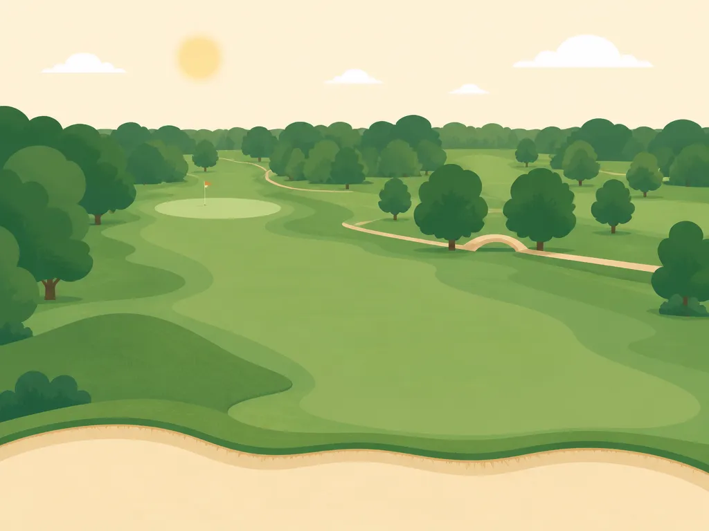 Illustration of Wood Wind Golf Club