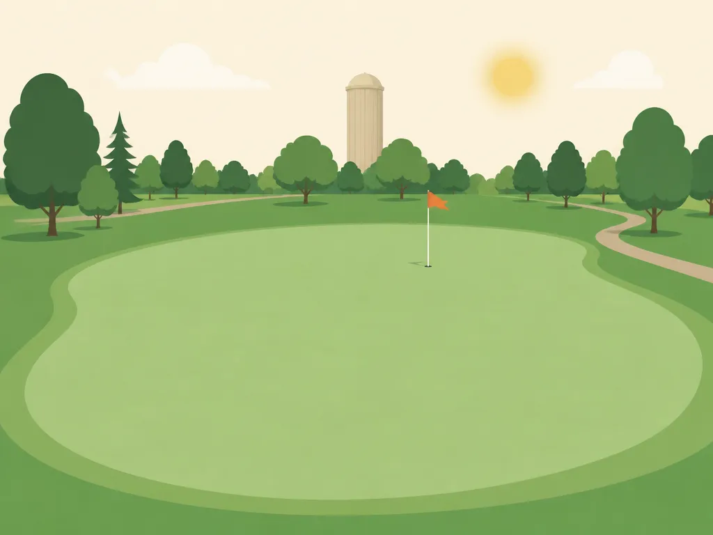 Illustration of Ritzville Golf Course