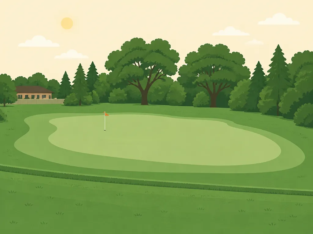 Illustration of Detwiler Park Golf Course