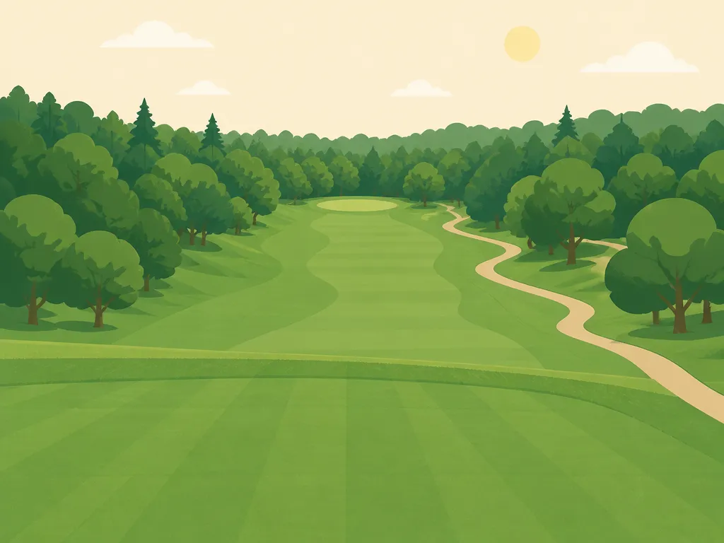 Illustration of Rocky Knolls Golf Course