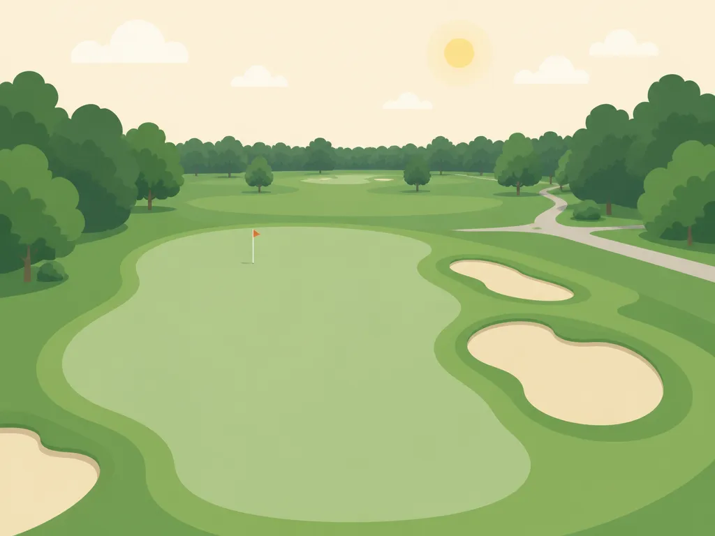 Illustration of Forest Preserve Golf - Joe Louis Golf Course