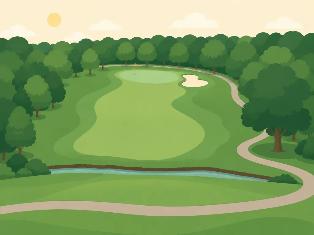 Illustration of Mount Nemo Golf Club