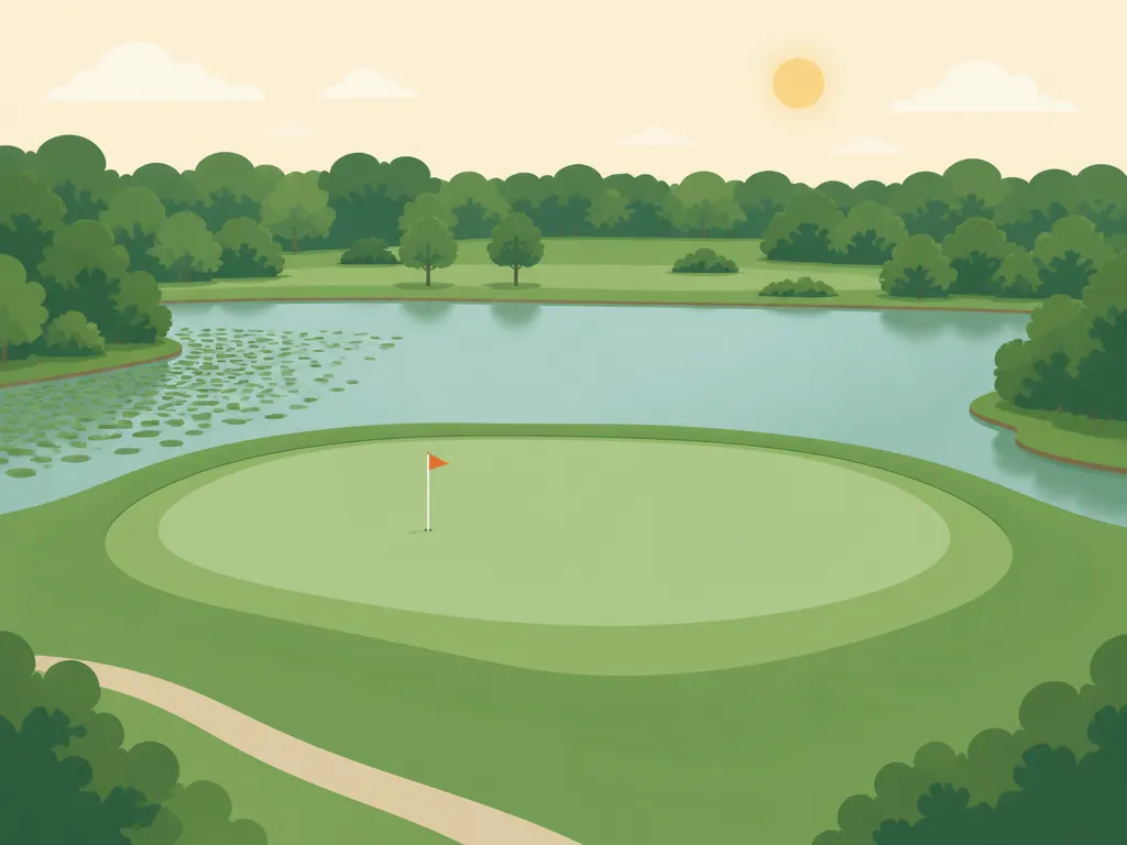 Illustration of Gibson Woods Golf Course