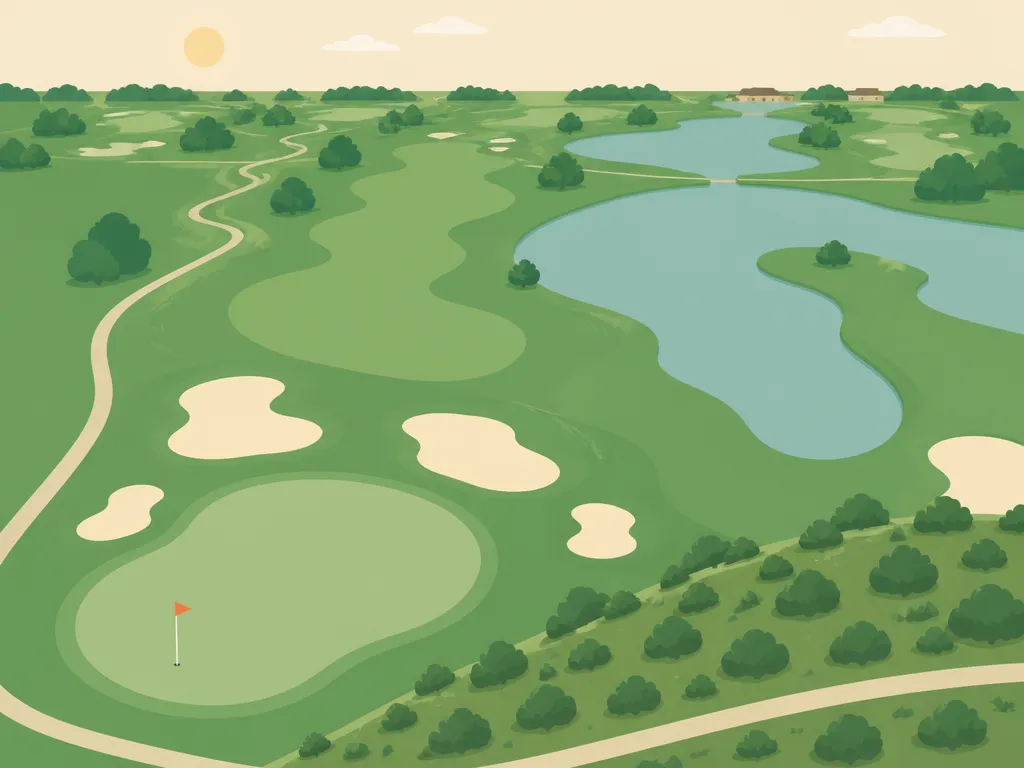 Illustration of Broken Tee Englewood Golf Course (18)