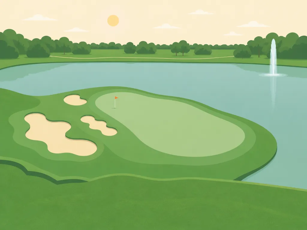 Illustration of Trump National Doral (Blue Monster)
