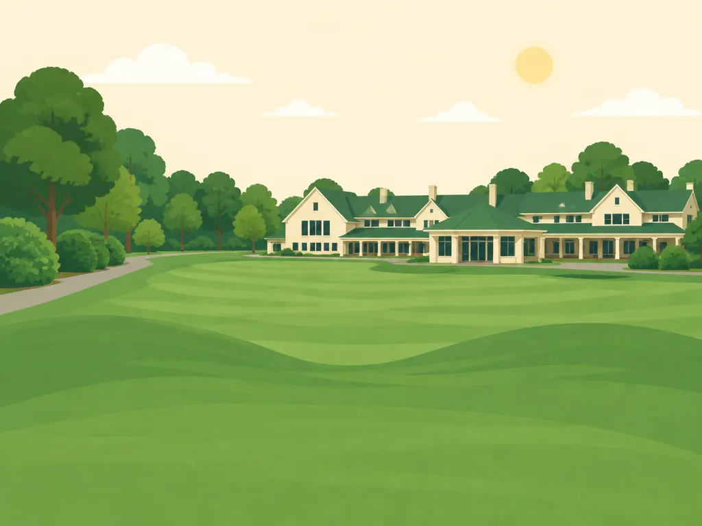 Illustration of Bobby Jones Golf Course (Azalea-Magnolia)