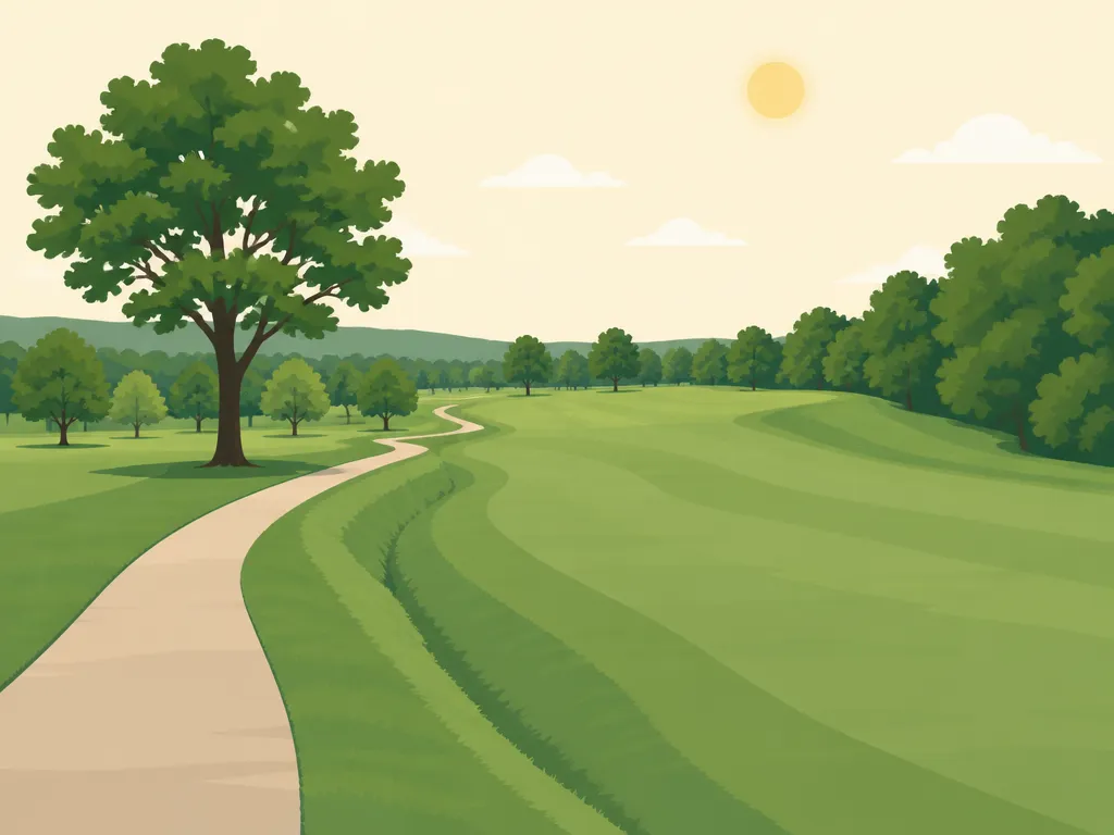 Illustration of Lions Den Golf Course