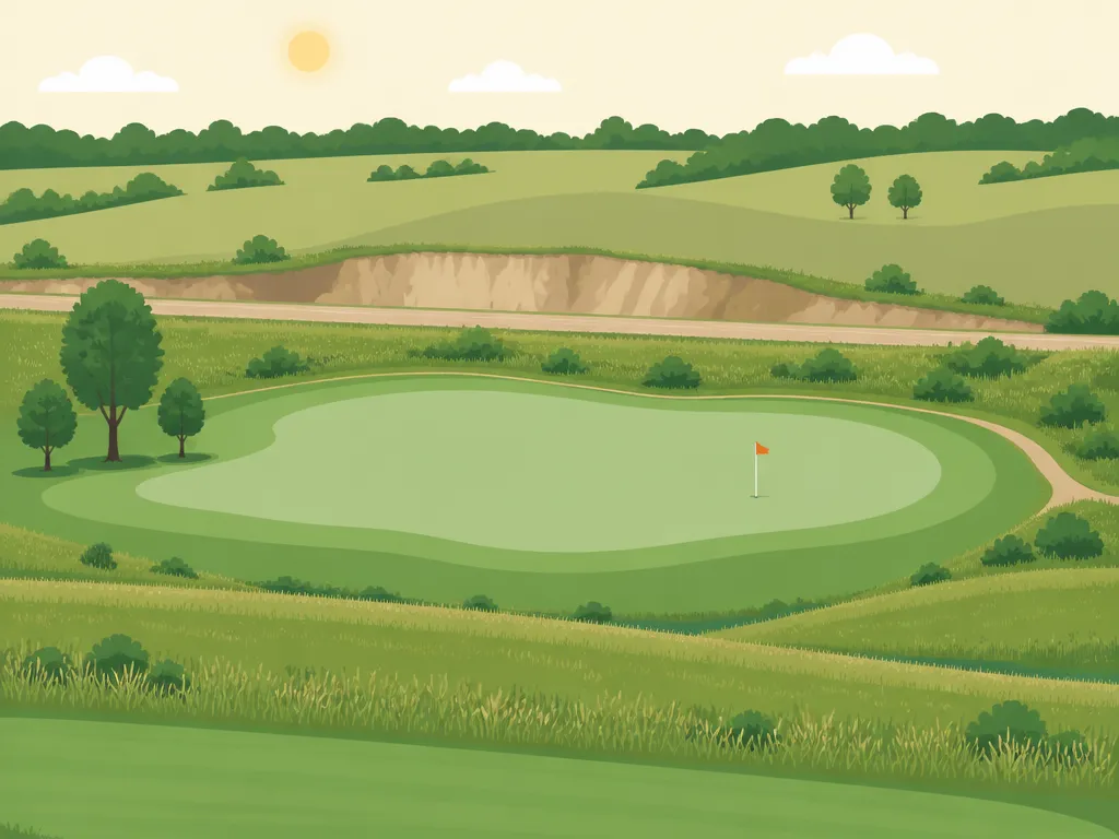 Illustration of Ponderosa Butte Public Golf Course