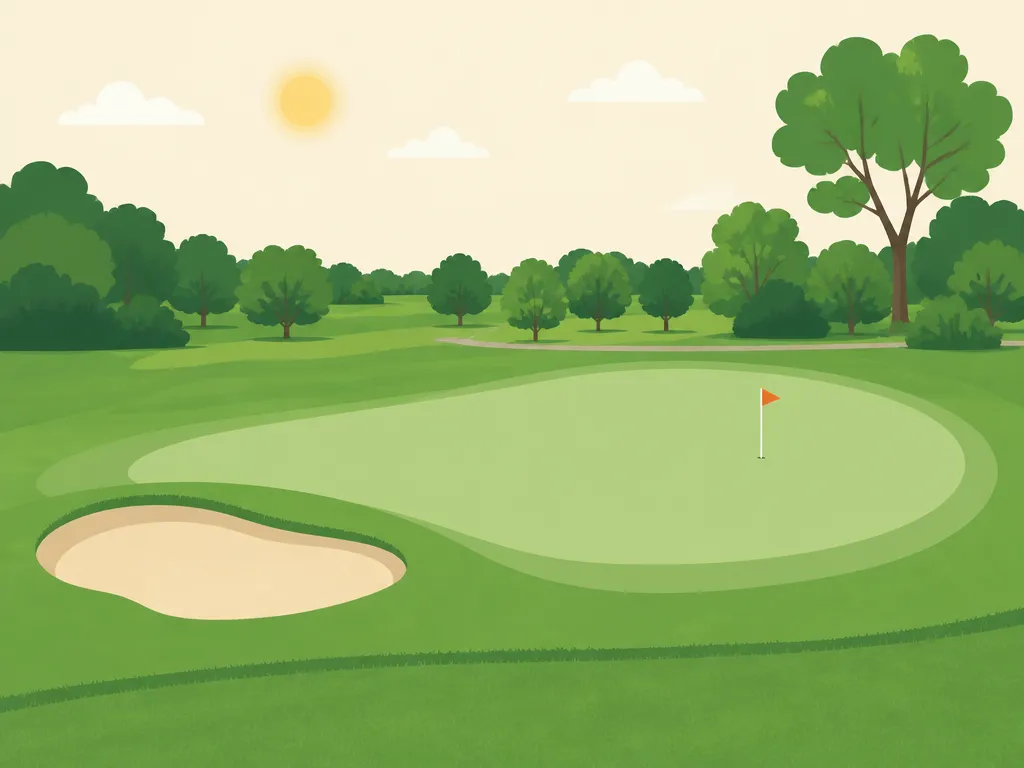 Illustration of Highland Park Golf Course
