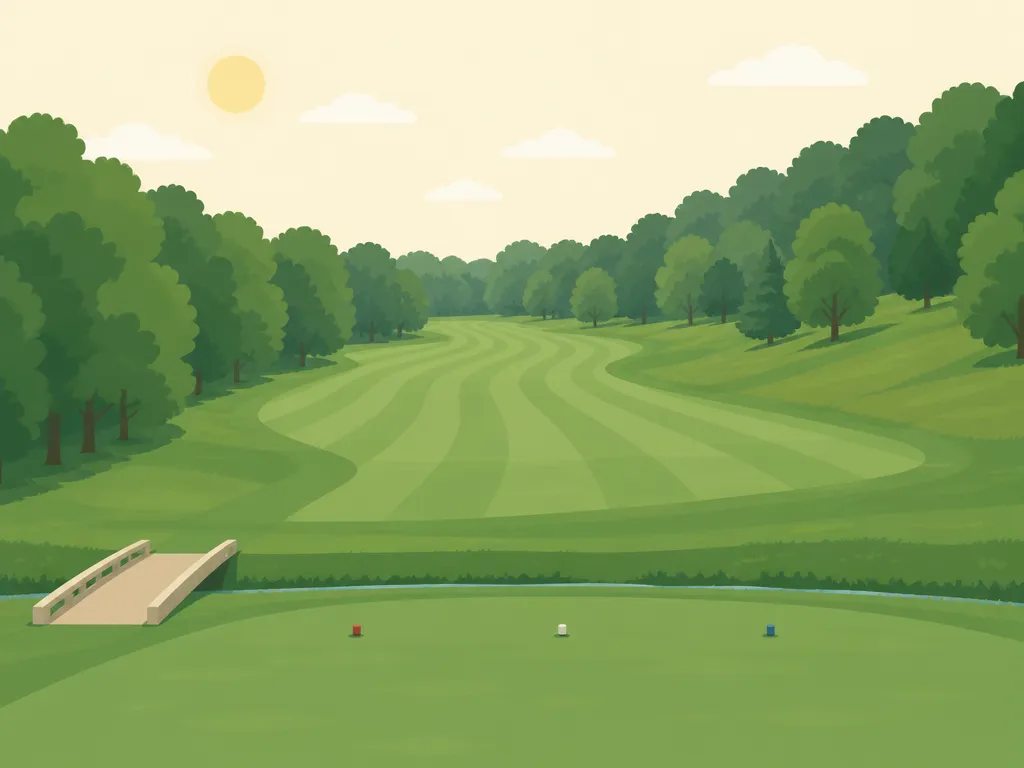 Illustration of Meadow Lane Golf Course