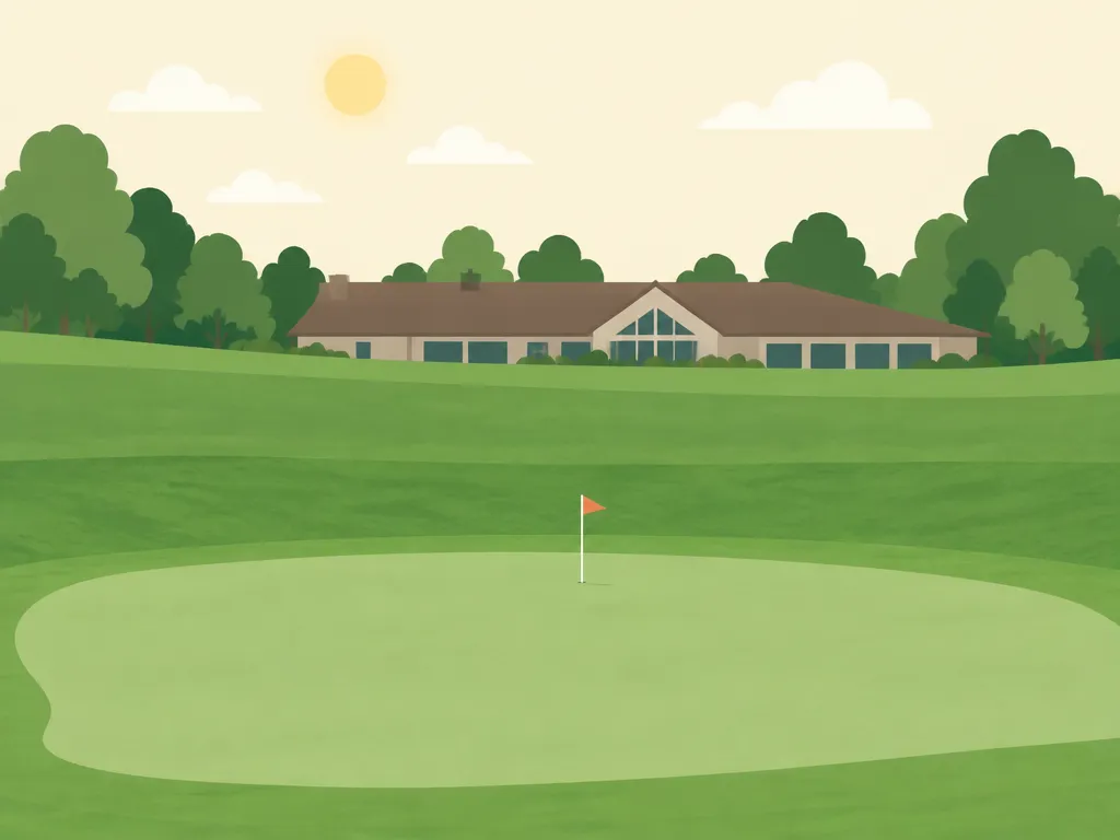 Illustration of Moor Downs Golf Course