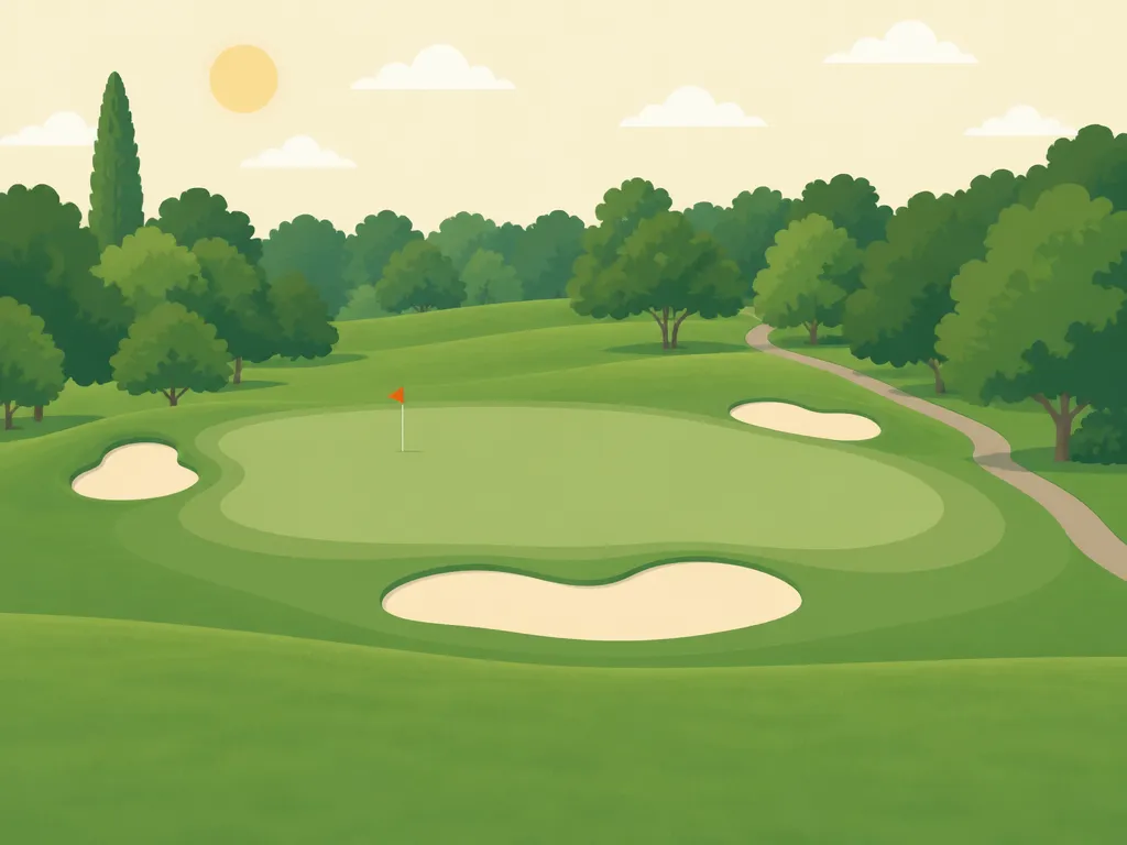 Illustration of Forest Oaks Country Club