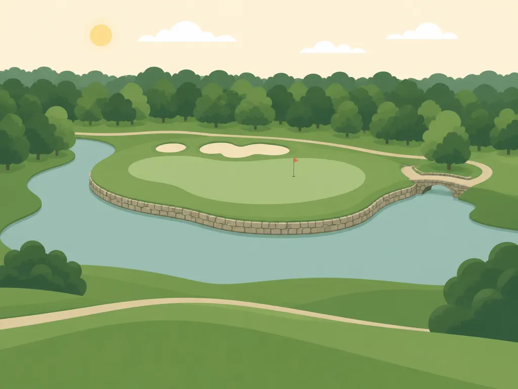 Illustration of Hamilton Mill Golf Club