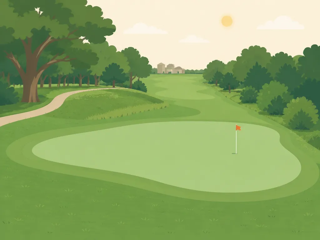 Illustration of Rugged Spruce Golf Club