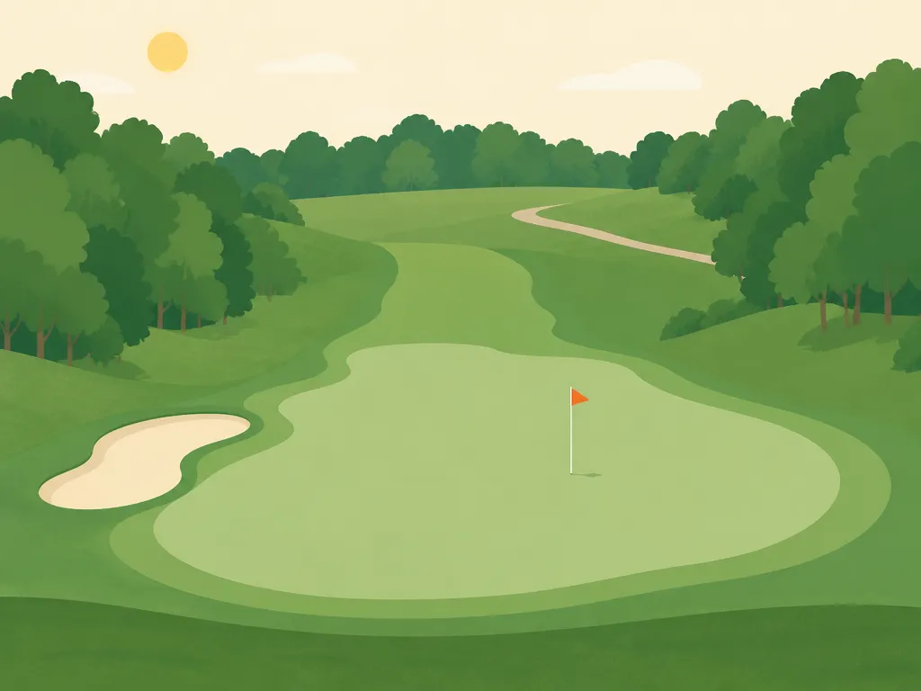 Illustration of Quail Hollow Country Club (Devlin Von Hagge)