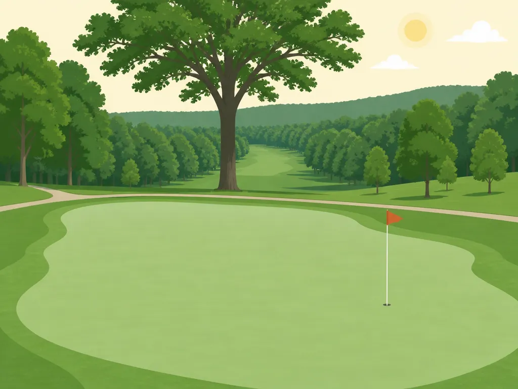 Illustration of Capon Springs & Farms Golf Course