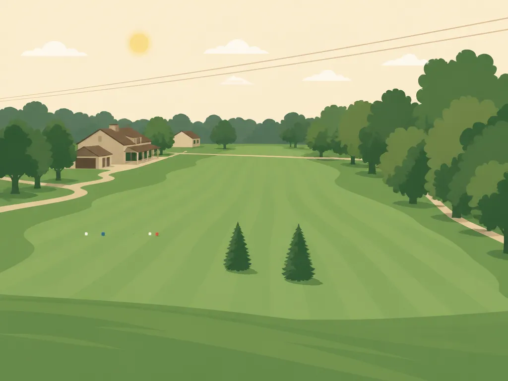 Illustration of Double Eagle Golf Course