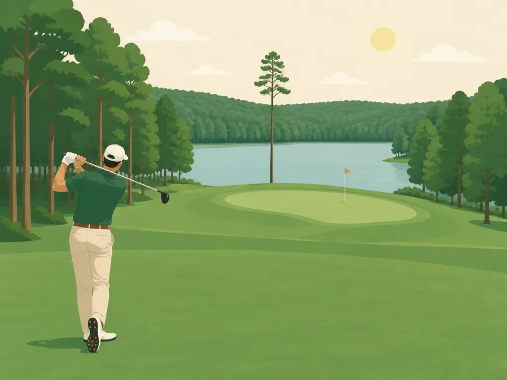 Illustration of Cedar Creek Golf Course