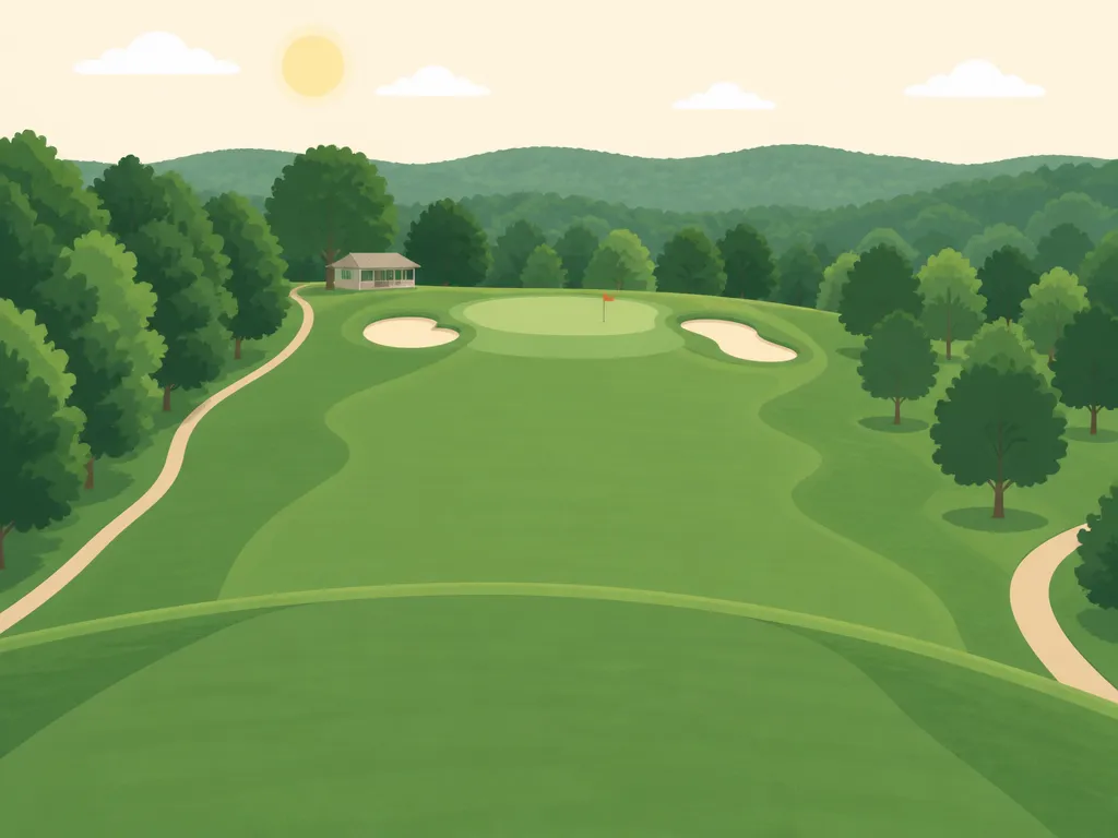 Illustration of Shade Mountain Golf Course