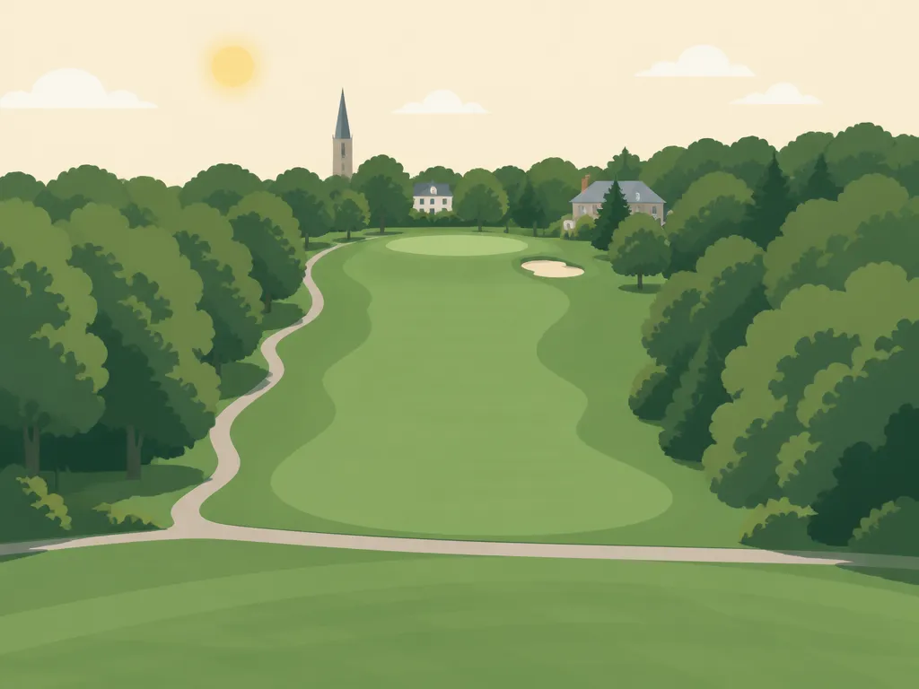Illustration of Mount Hood Golf Course