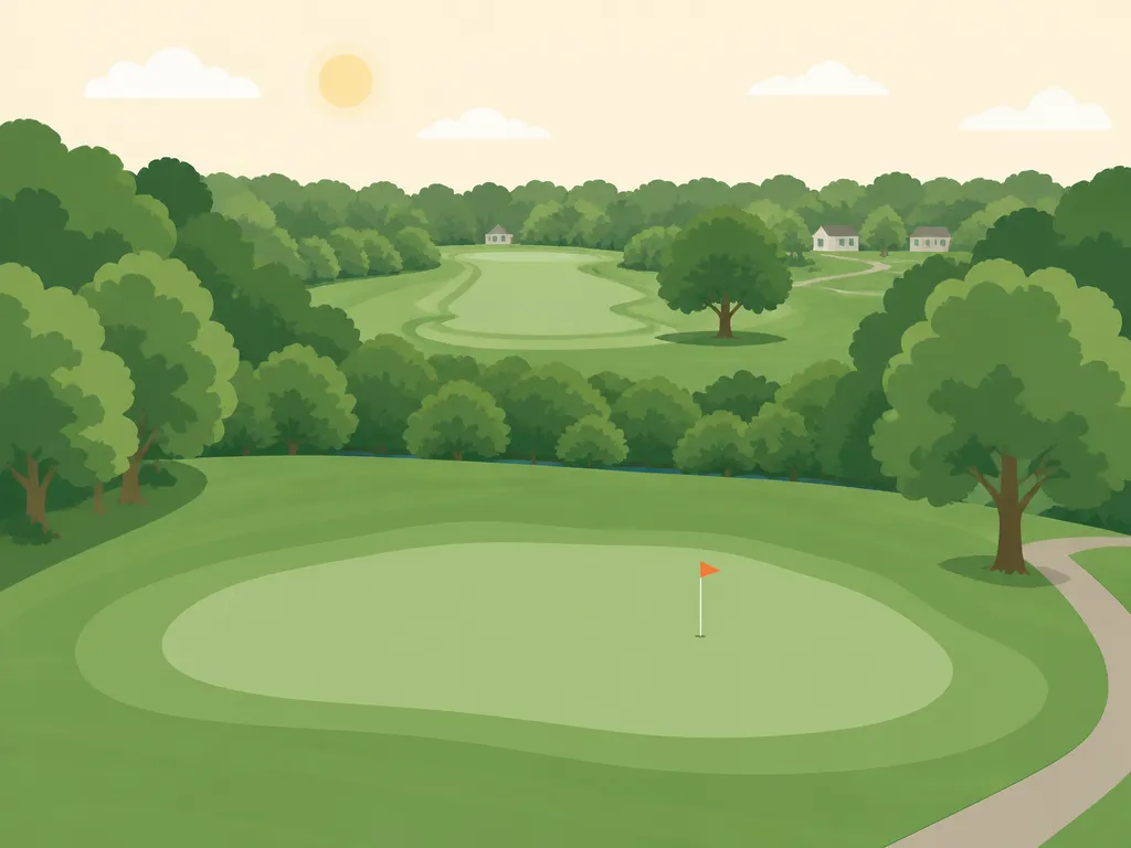 Illustration of Guilford Lakes Golf Course