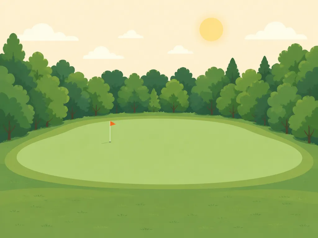 Illustration of Summer Breeze Par 3 Golf Course