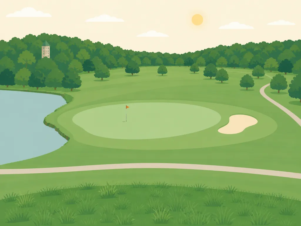 Illustration of Barker Brook Golf Club