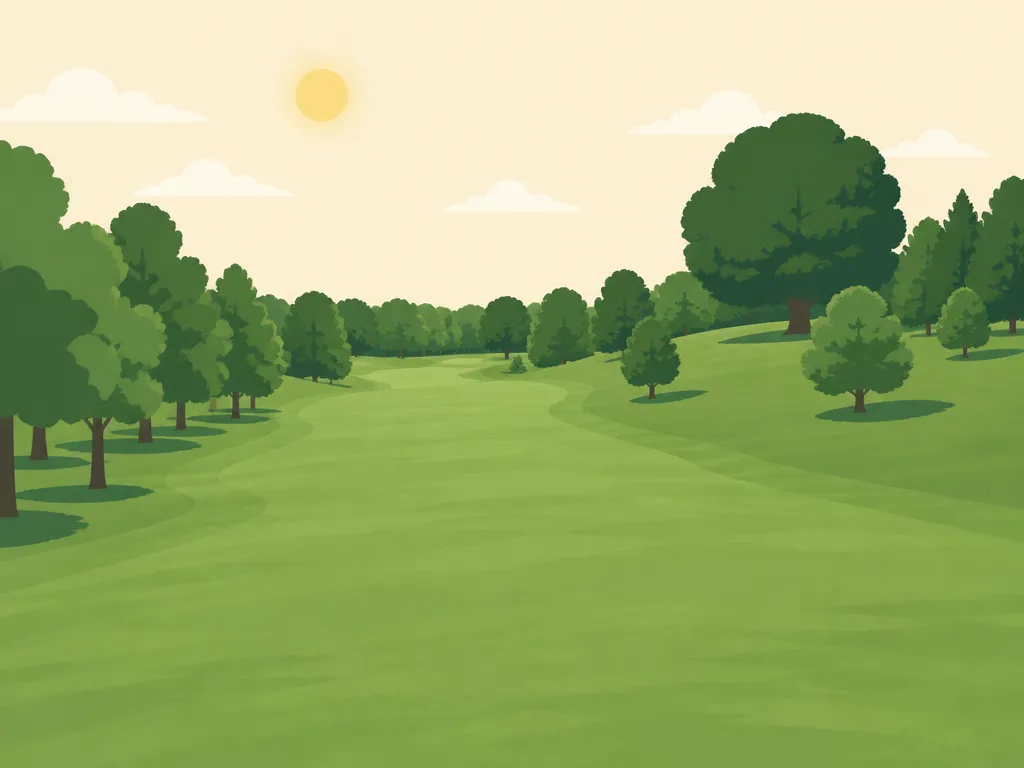 Illustration of Highland Nine Golf Course