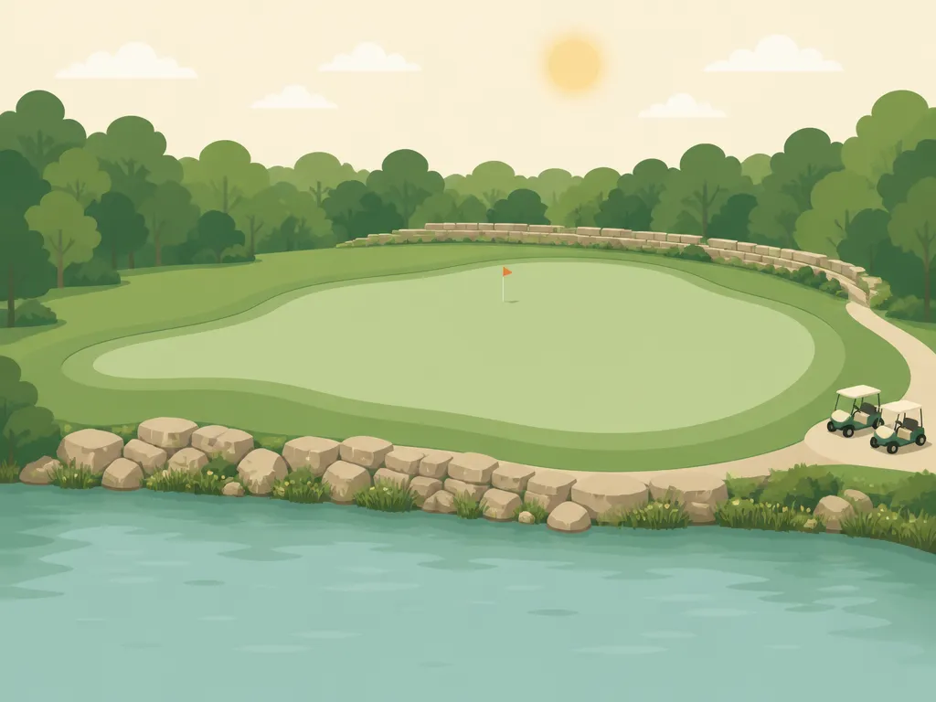 Illustration of Woodland Hills Golf Course