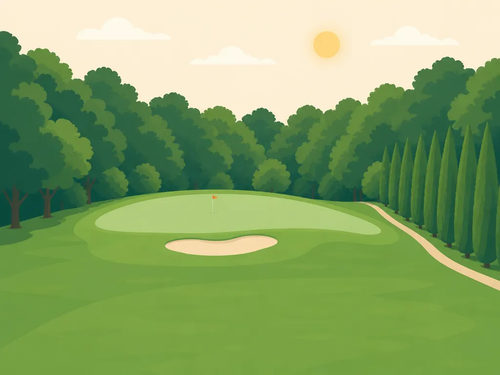 Illustration of Vails Grove Golf Course