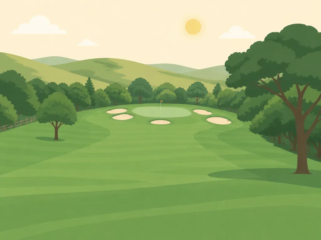 Illustration of Paradise Valley Golf Course