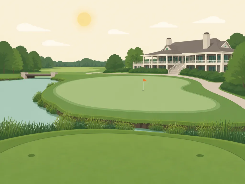 Illustration of The River Golf Club
