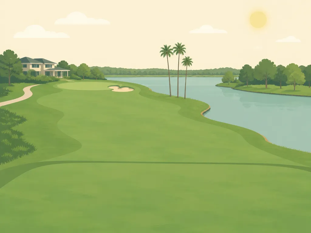 Illustration of Riverlakes Golf Club
