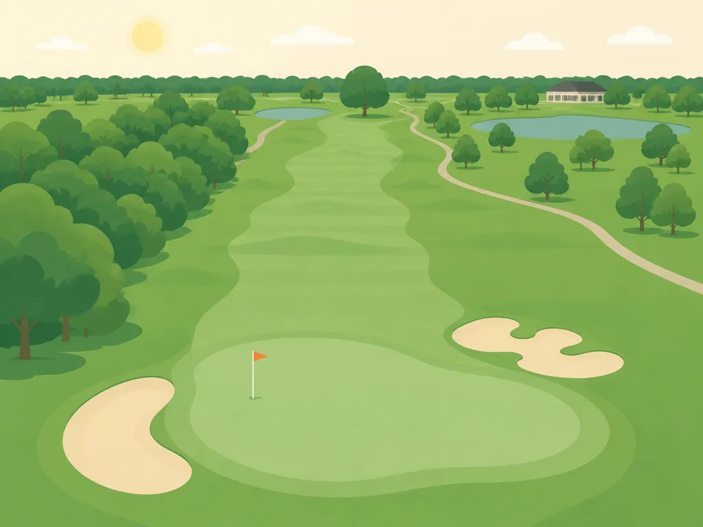Illustration of Ledge Meadows Golf Course