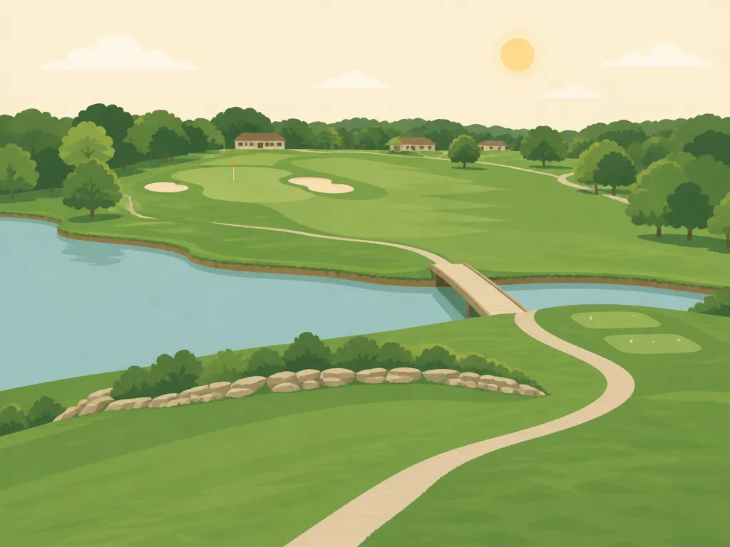 Illustration of Spring Valley Golf Course